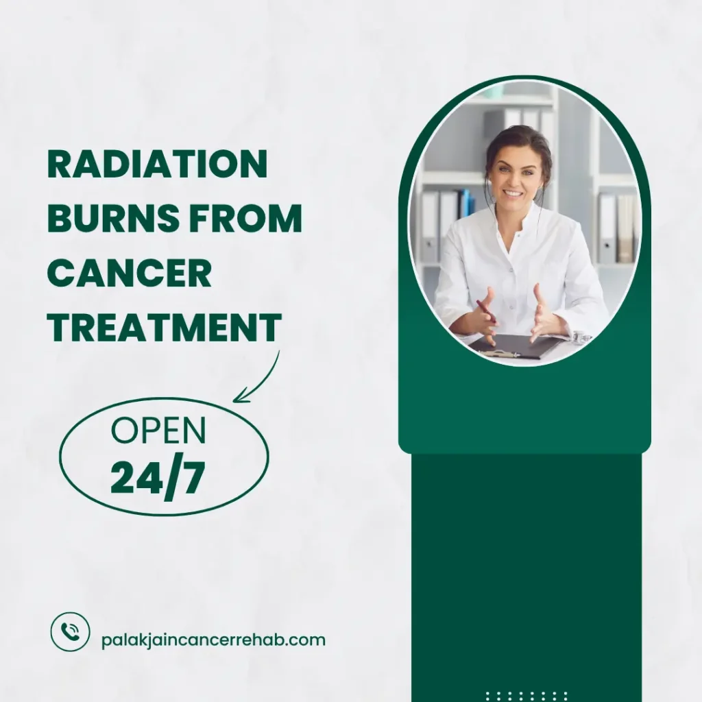 Radiation burns from cancer treatment