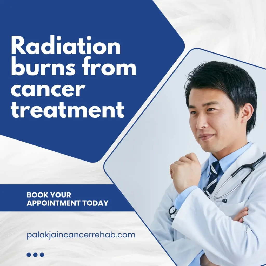 Radiation burns from cancer treatment