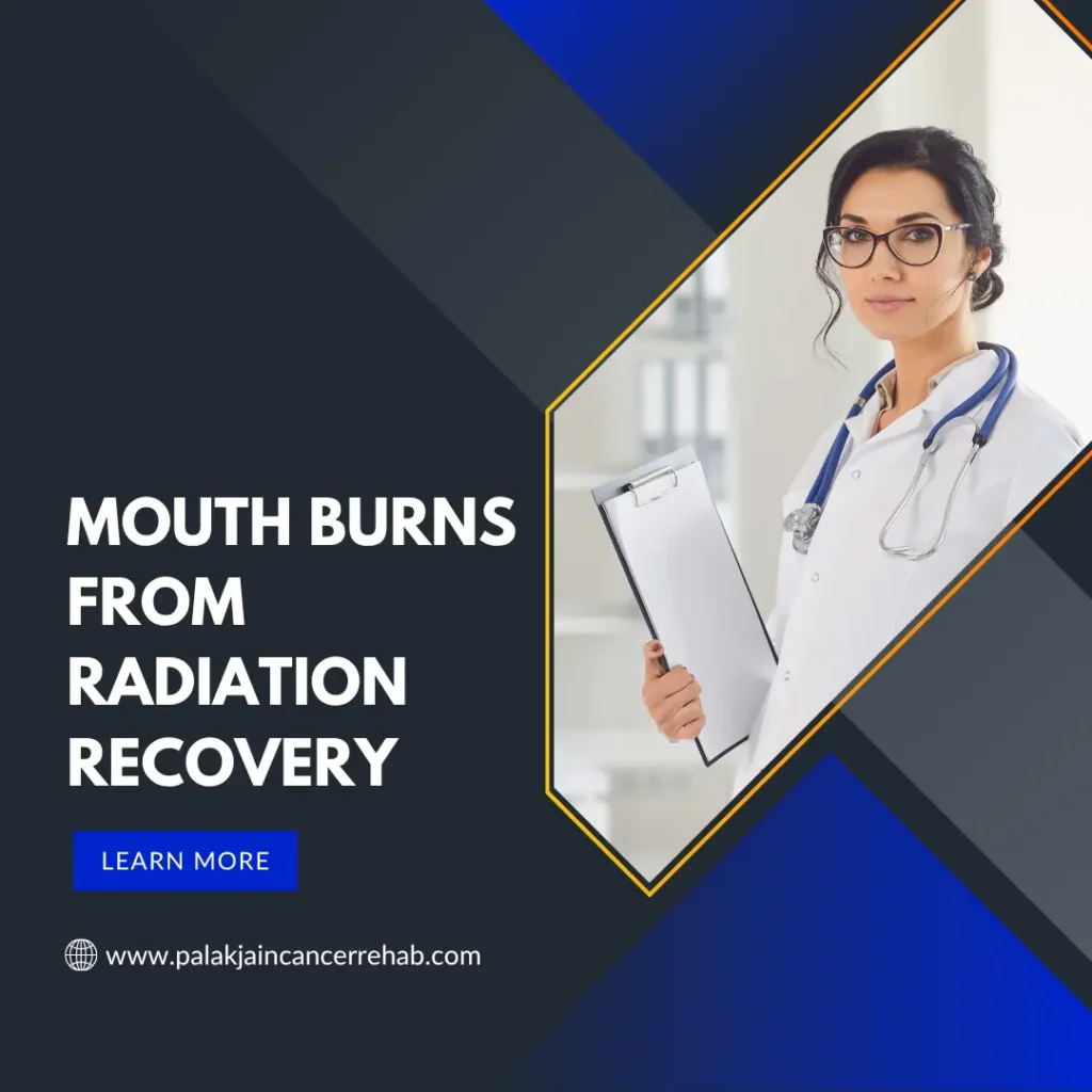 Mouth Burns from Radiation Recovery